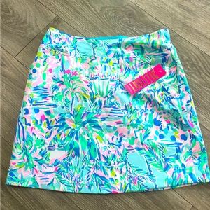 New Lilly Pulitzer skort in Blue Ibiza Size 6